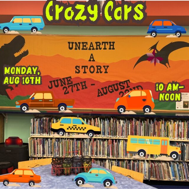 Crazy Cars 🛻🚗🚕🚔🚛Monday, August 10th, 10 am - Noon
Vroom, vroom! Stop by the Children's Room to practice your driving! We have lots of cars to play with and some roads to drive them on. Bring your imaginary driving skills! Open to children of all ages. No registration required.
QUESTIONS? Call: 732-583-9100 or email: maplkids@mapl.org
#mapl165 #aberdeennj #matawannj #maplprograms #maplyouthprograms #librarygameday #librarymondayfunday #DropInPlay #carzycars