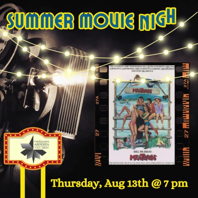 SUMMER NIGHTS MOVIE: MEATBALLS (1979) 🎥Thursday, August 13th @ 7:00PM
Meatballs (1979) is a classic comedy about the misadventures of staff and campers at a budget Canadian summer camp, Camp North Star. The story follows the charismatic, slacker head counselor, Tripper (Bill Murray in his first leading film role), as he mentors a shy young camper named Rudy and pulls pranks on the camp director
Rated: PG
Runtime: 1 hour 34 min.
Trivia:
🎥First major studio picture directed by Ivan Reitman.
🎥First starring role of actor-comedian Bill Murray.
QUESTIONS? Call: (732) 583-9100 or email: mapladults@mapl.org
#mapl165 #aberdeennj #matawannj #maplprograms #maplmovies #summermovienights #meatballsmovie