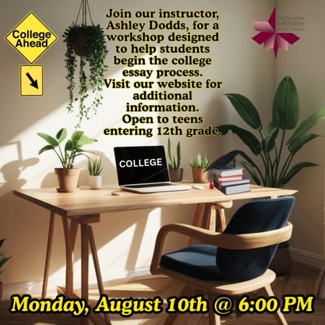 Kickstart Your College Essay: College Essay Introduction & Topic Development
Monday, August 10th @ 6:00PM
Join our instructor, Ashley Dodds, for a workshop designed to help students begin the college essay process with confidence. Together, you will explore what admissions officers are really looking for, discuss common essay pitfalls, and learn strategies for identifying meaningful and compelling essay topics.

Please note: This is not an editing workshop for completed essays. Instead, the focus is on helping students discover a meaningful topic, develop a clear direction, and leave with the confidence to continue writing on their own. 
Students should bring a notebook and pen, as well as a laptop or tablet if possible, so they can begin brainstorming and drafting during the session.

Instructor Bio: Ashley Dodds Gannon has been a high school English teacher in New Jersey for the past 15 years. She currently teaches AP Research and AP Language and Composition. Her goal is to help students uncover those stories and transform them into authentic, compelling essays while making the college essay process feel less overwhelming.

Open to teens entering 12th grade.
Registration is required: https://mapl.events.mylibrary.digital/event?id=377351

QUESTIONS? Call: (732) 583-9100 or email: maplkids@mapl.org
#mapl165 #aberdeennj #matawannj #maplprograms #maplyouthprograms #MAPLteenprograms #teenvolunteering #libraryteens #libraryteensrock #libraryteenevents #libraryteenprogram #libraryteenprograms #collegeessay #collegeessays #CollegeEssayHelp