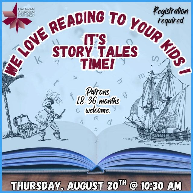 Story Tales 📚🎶🫧🎨 Thursday, August 20th @ 10:30AM
Join us in the meeting room for storytime! Miss Erica can't wait to read books, sing songs, and do a craft together! Open to children ages 18 - 36 months.
Registration is required: https://mapl.events.mylibrary.digital/event?id=376039
QUESTIONS? Call: 732-583-9100 or email: maplkids@mapl.org
#mapl165 #aberdeennj #matawannj #maplprograms #maplyouthprograms #preschoolstorytime #librarystorytime #storytales