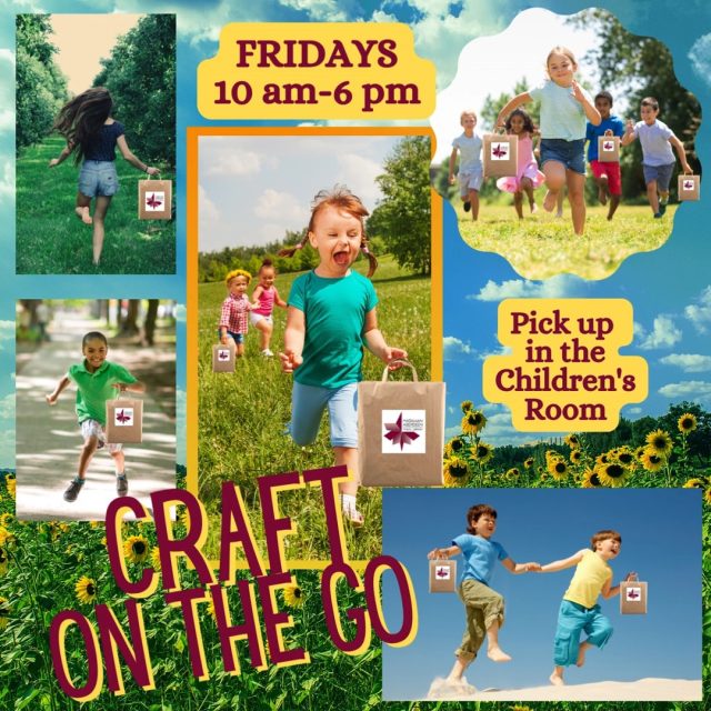 Craft on the Go - Fridays from 10 am - 6 pm 🎨🏃🏃‍♀️
Swing by the library and grab a Craft on the Go. Every Friday, we will have a craft for you to bring home and make over the weekend. They will be in the Children's Room waiting for you, no need to call ahead. Please take one per child so that everyone can enjoy them! Children of all ages welcome.
QUESTIONS? Call: (732) 583-9100 or email: maplkids@mapl.org
#mapl165 #aberdeennj #matawannj #maplprograms #CraftOnTheGo #craftonthego #kidscraftonthego