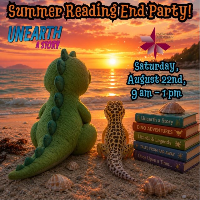 Summer Reading End Party 📖🦖🎉Saturday, August 22nd, 9 am - 1 pm
We are saying goodbye to our Summer Reading program with Jurassic Art! Join us for the most colorful and creative dinosaur activities in town! There will be a face painter too! Don't forget, this is your last chance to check in with your reading log and get some raffle tickets!
Open to children and teens of all ages. No registration required.
(ADULTS - this is the final day of Summer Reading for you, too, so get your raffle tickets in!)
QUESTIONS? Call: 732-583-9100 or email: info@mapl.org
#mapl165 #aberdeennj #matawannj #maplprograms #maplyouthprograms #maplteenprograms #mapladultprograms #maplsummerreading #summerreading #summerreading2026 #UnearthAStory #DinaTheDinosaur