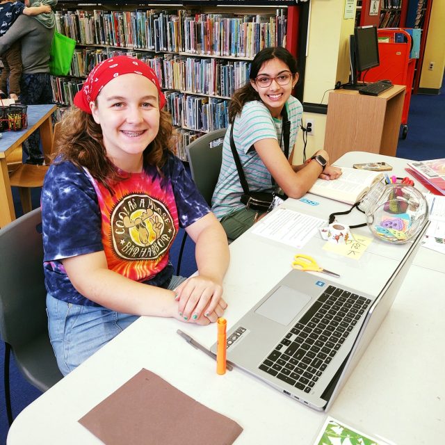 A special shout out to our incredible teen volunteers who manned the Children's Room Summer Reading table, patiently signing up hundreds of kids, inputting weekly stats, handing out raffle tickets galore, and guiding patrons. They also helped with craft prep and light dusting!! In thanks for their perpetual patience and steadfastness, our Youth staff is throwing them an ice cream party with games and giveaways next week. We could not have made it through the summer without you all!

#mapl165 #aberdeennj #matawannj #maplprograms #maplyouthprograms #MAPLteenprograms #teenvolunteering #libraryteens #libraryteensrock #libraryteenevents #libraryteenprogram #libraryteenprograms
